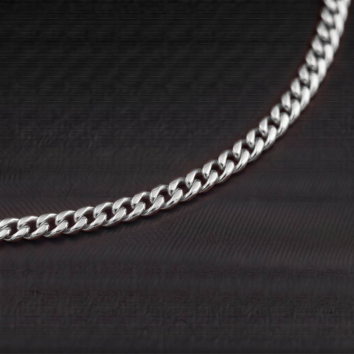 14k White Gold 4mm Miami Cuban Bracelet