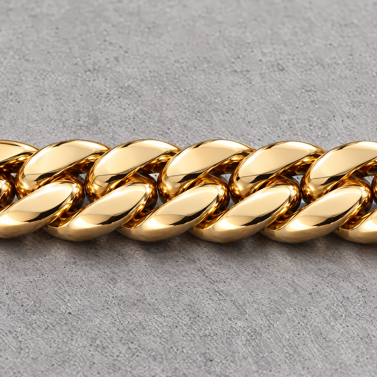 14k Gold 14mm Miami Cuban Chain Necklace Diamond Clasp