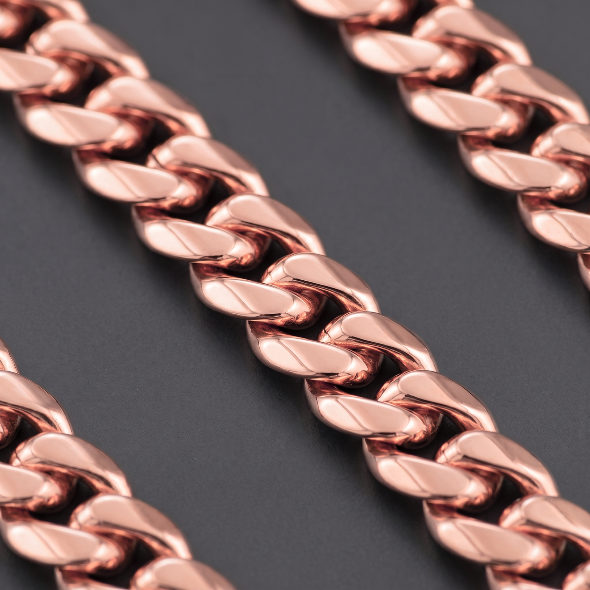 6mm 14k Rose Gold Plated Stainless Steel Miami Cuban Link Chain Necklace 16"-30”