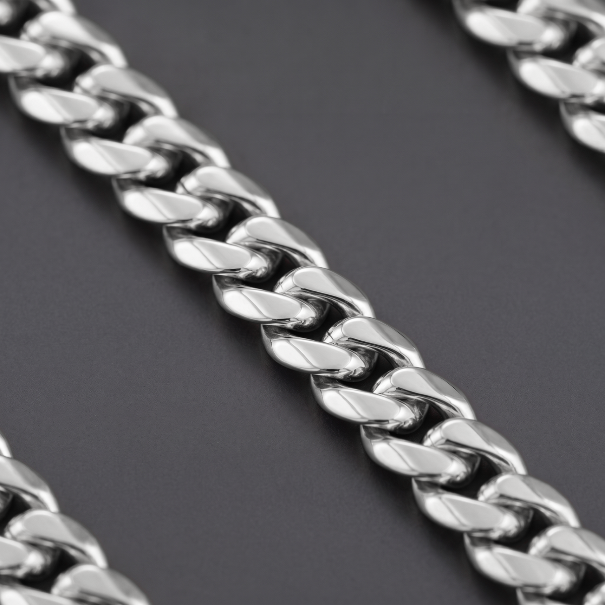 14k White Gold 5mm Miami Cuban Chain Necklace