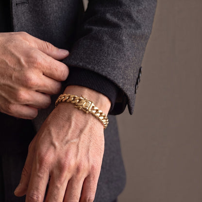 14k Gold 10mm Miami Cuban Bracelet