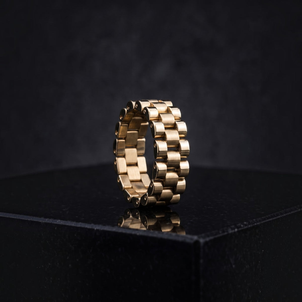 14k Gold Custom Rolex Presidential Ring