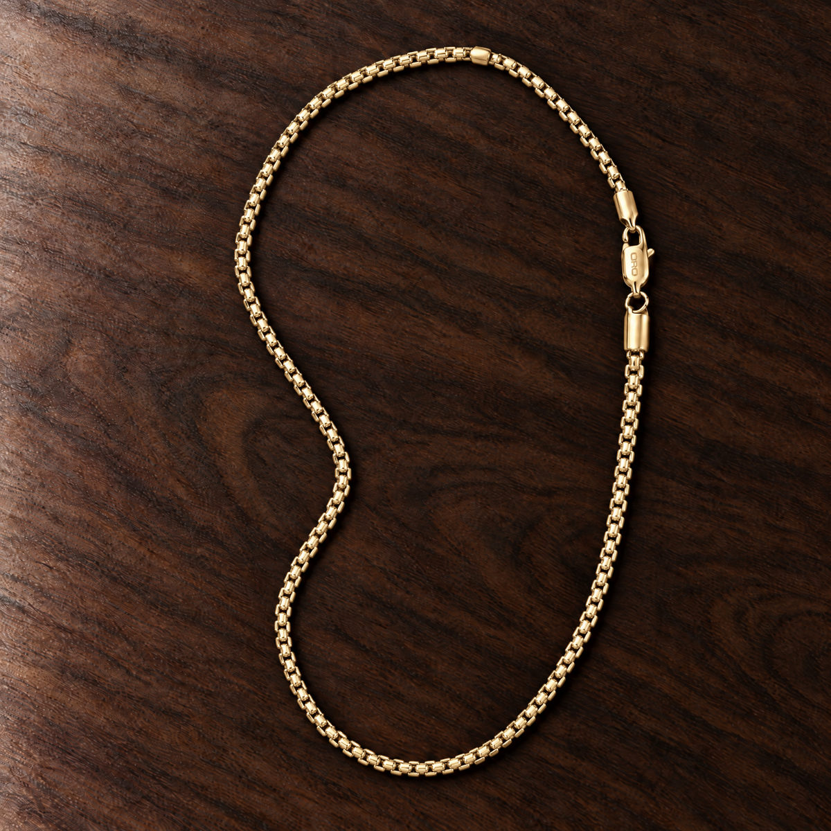 14k Gold 4mm Box Chain Necklace