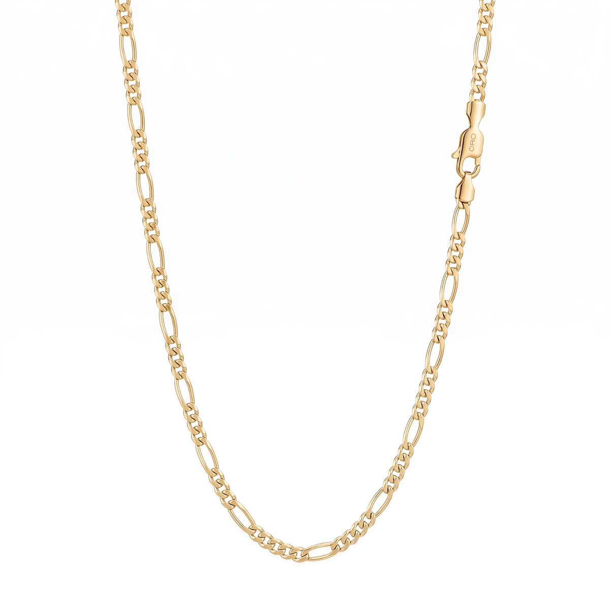 14k Gold 6mm Figaro Chain Necklace