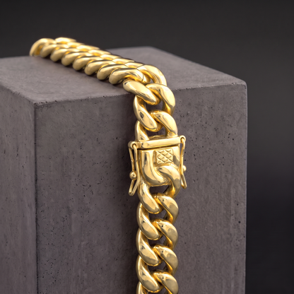 18k Gold 18mm Miami Cuban Bracelet