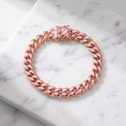14k Rose Gold 6mm Miami Cuban Bracelet