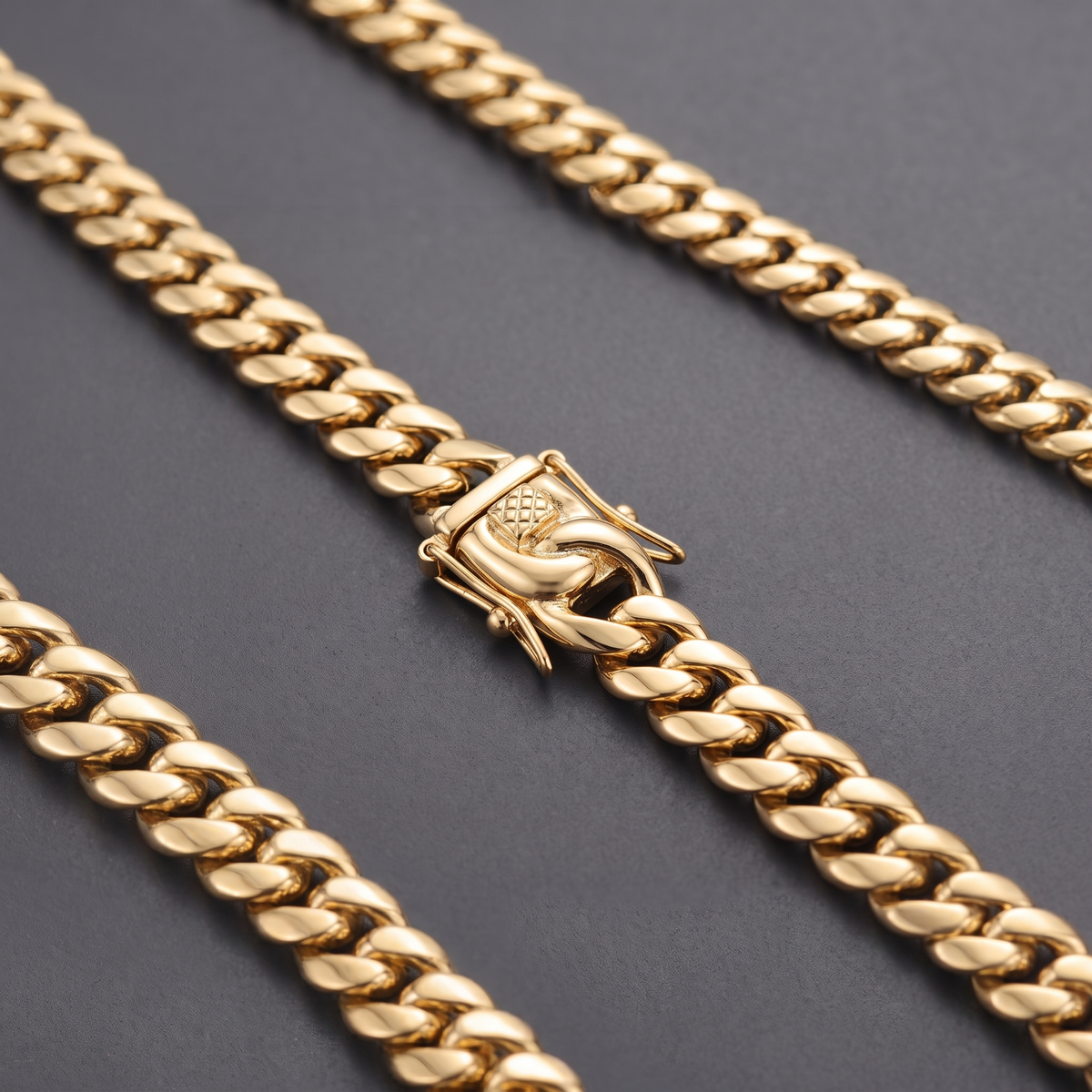 14k Gold 5mm Miami Cuban Chain Necklace