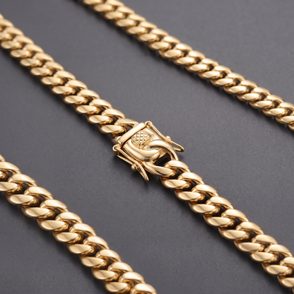 14k Gold 5mm Miami Cuban Chain Necklace