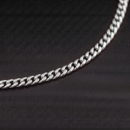 14k White Gold 4mm Miami Cuban Bracelet