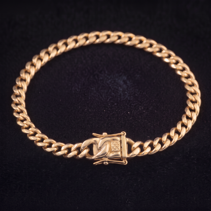 14k Gold 4mm Miami Cuban Bracelet