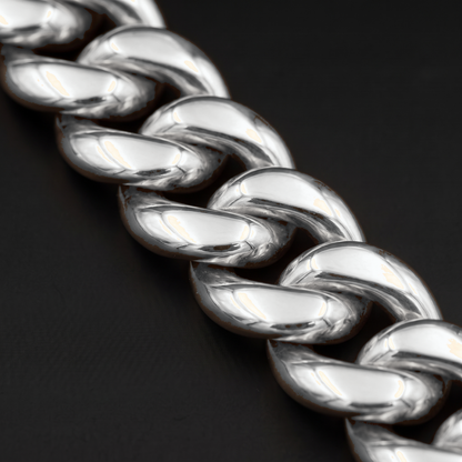 14k White Gold 16mm Miami Cuban Bracelet