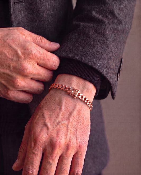 14k Rose Gold 5mm Miami Cuban Bracelet