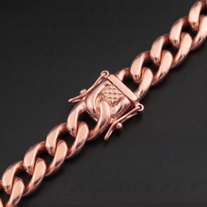 14k Rose Gold 6mm Miami Cuban Bracelet