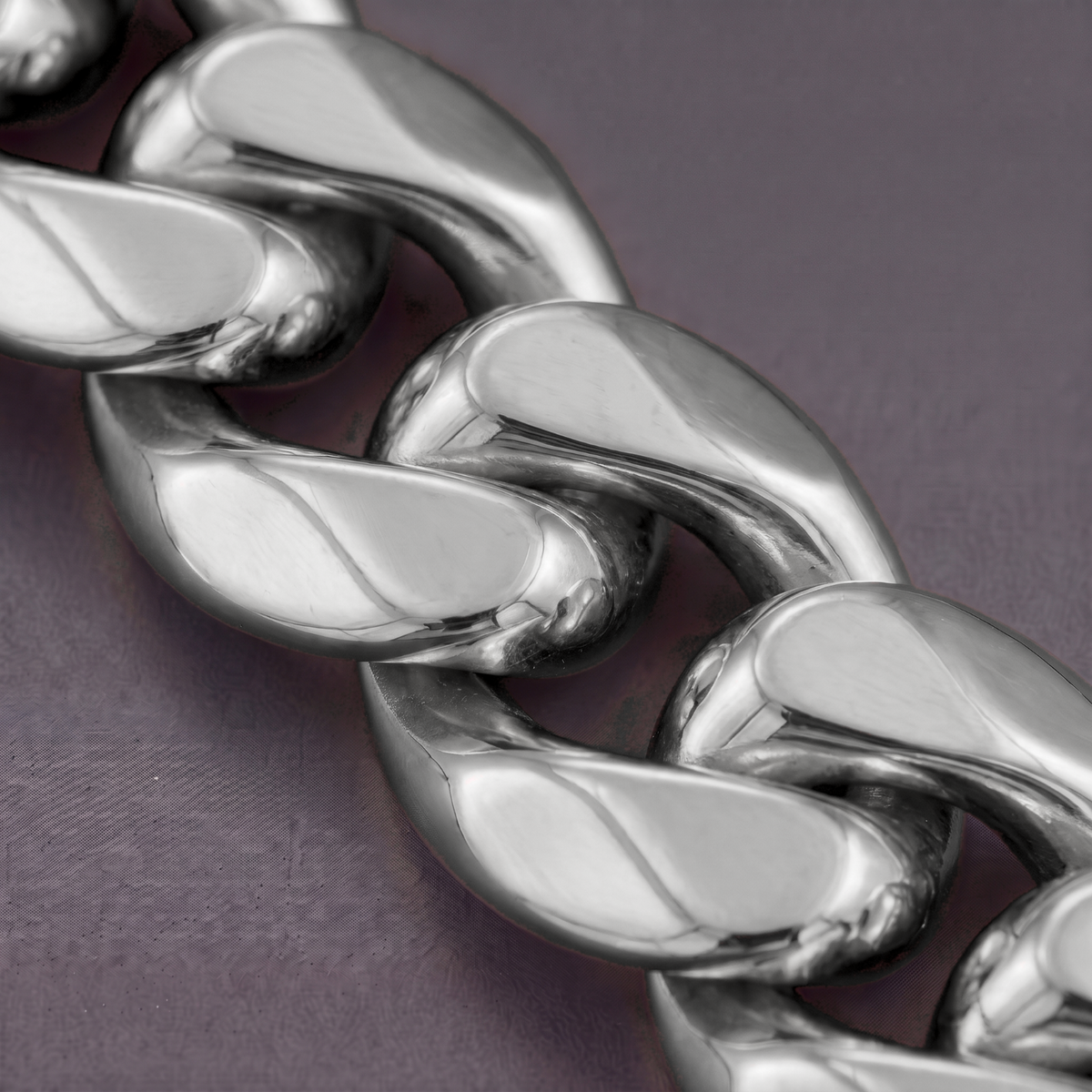 14k White Gold 18mm Miami Cuban Chain Necklace