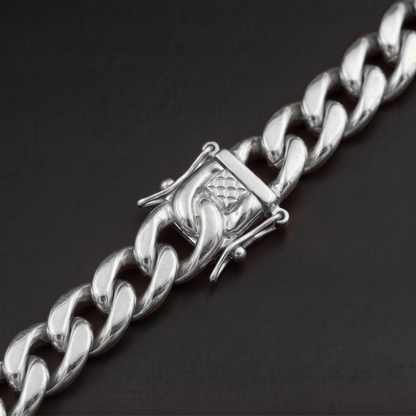 14k White Gold 6mm Miami Cuban Bracelet