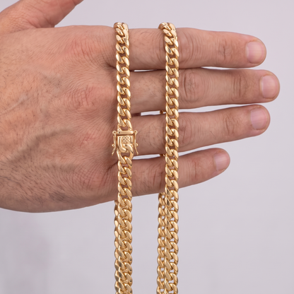 14k Gold 6mm Miami Cuban Chain Necklace