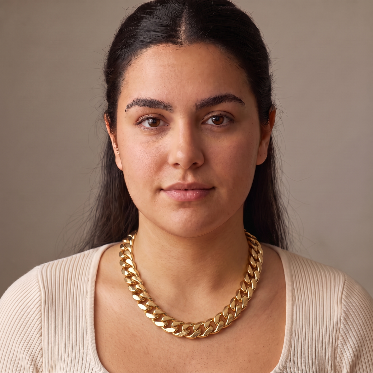 14k Gold 16mm Miami Cuban Chain Necklace
