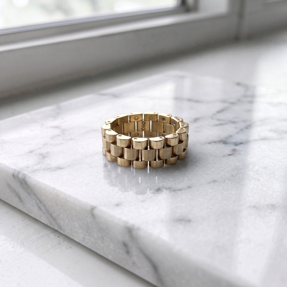 14k Gold Custom Rolex Presidential Ring