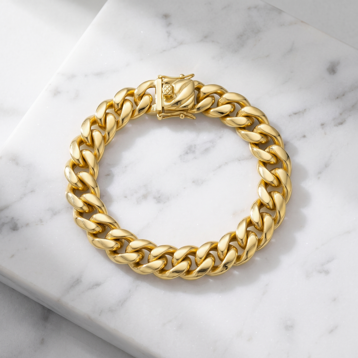 18k Gold 10mm Miami Cuban Bracelet