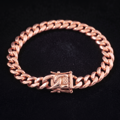 14k Rose Gold 6mm Miami Cuban Bracelet