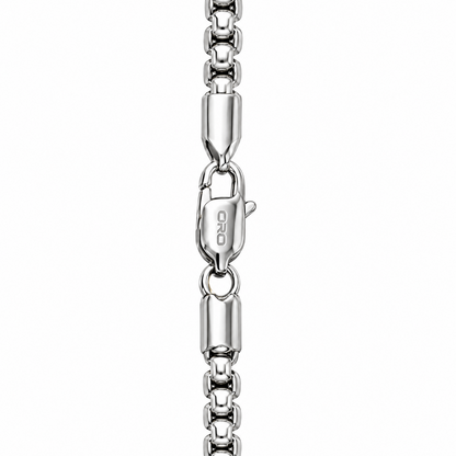 14k White Gold 6mm Box Chain Necklace