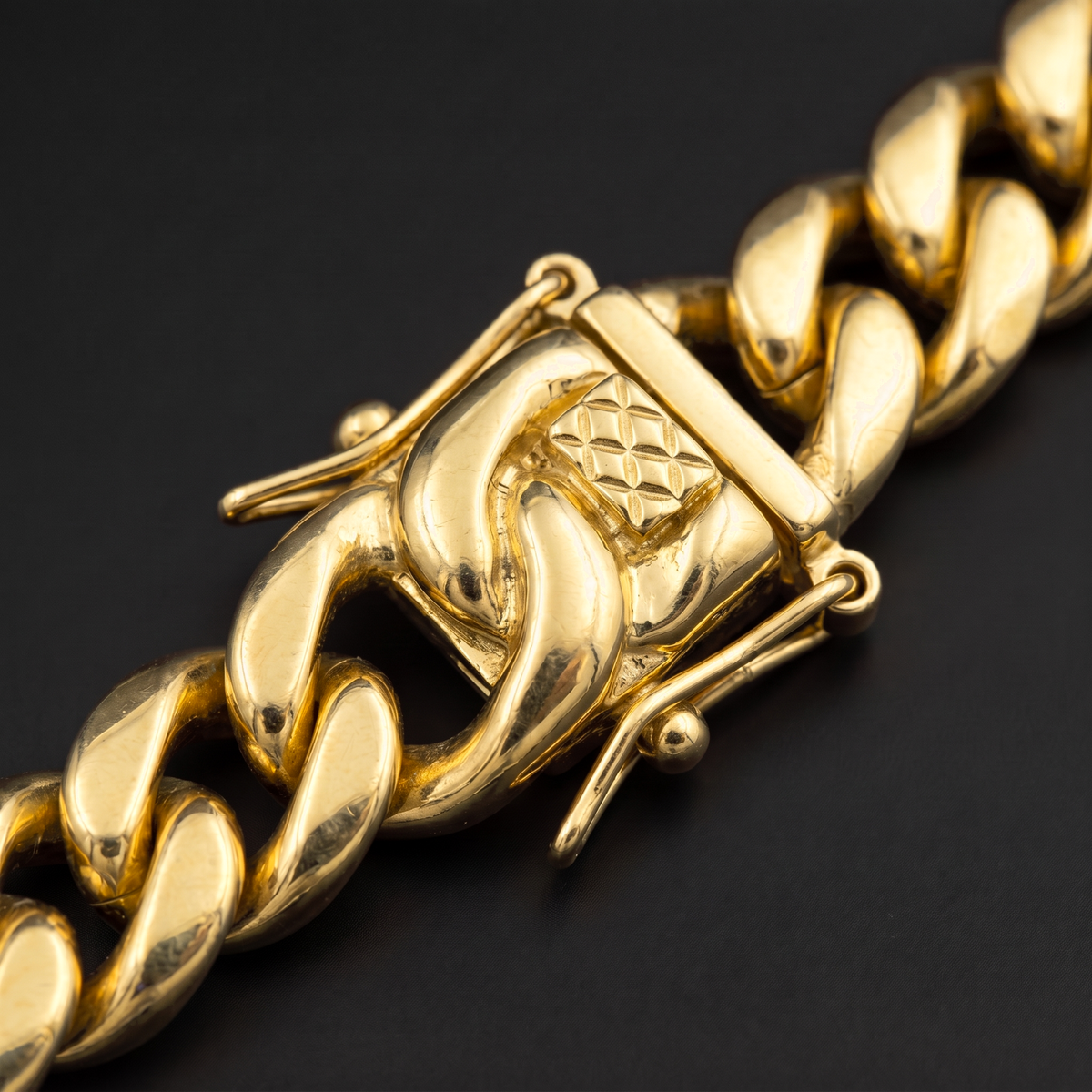 18k Gold 12mm Miami Cuban Bracelet