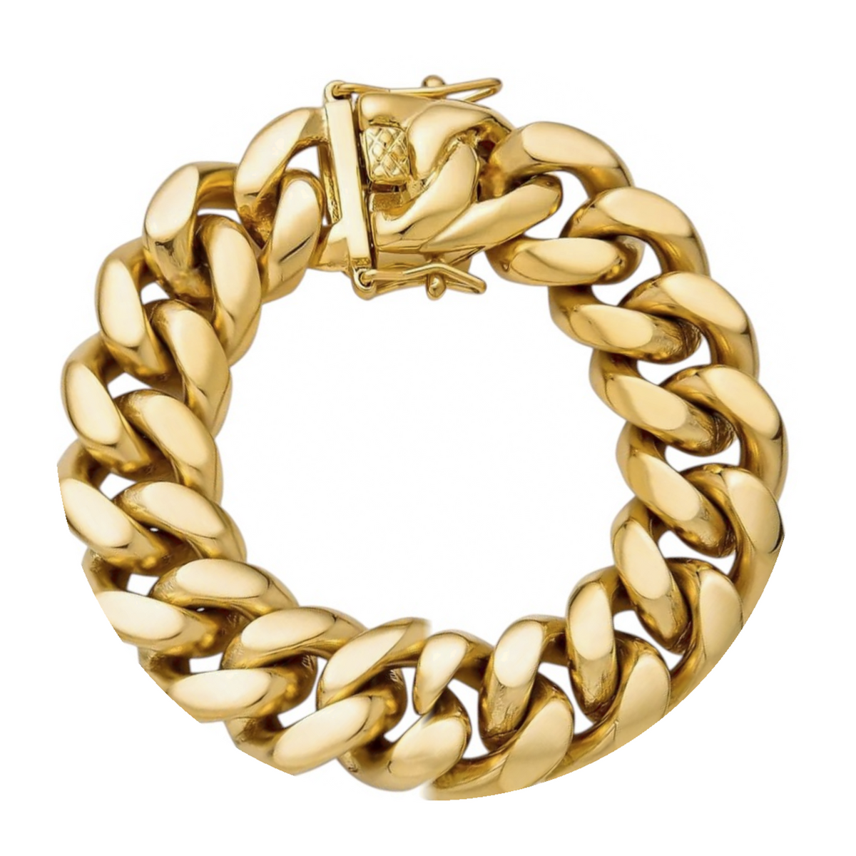 18k Gold 16mm Miami Cuban Bracelet