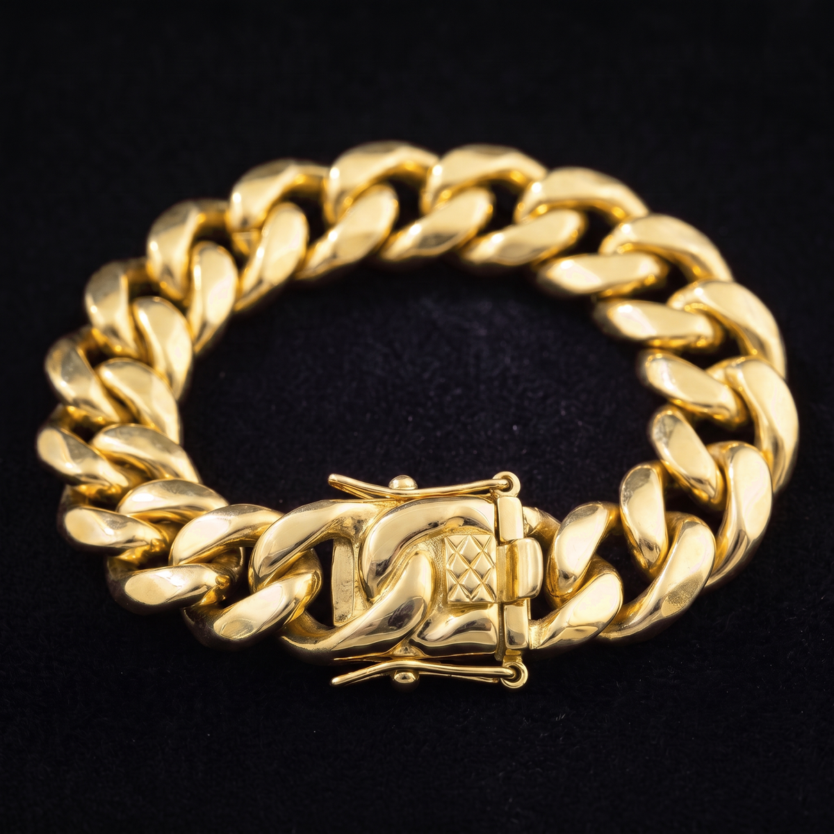 18k Gold 14mm Miami Cuban Bracelet