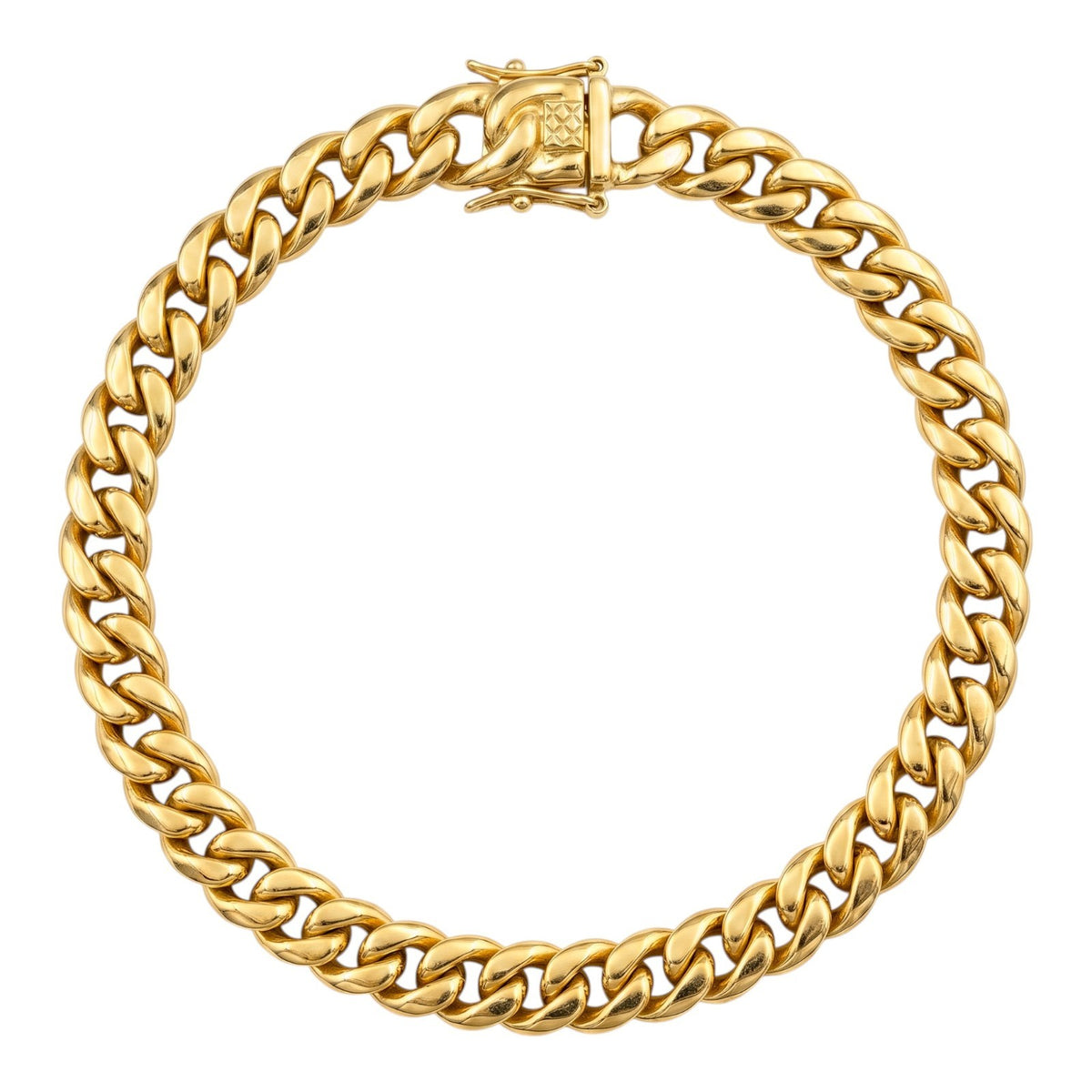 14k Gold 4mm Miami Cuban Bracelet