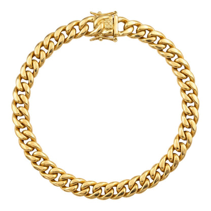 14k Gold 4mm Miami Cuban Bracelet