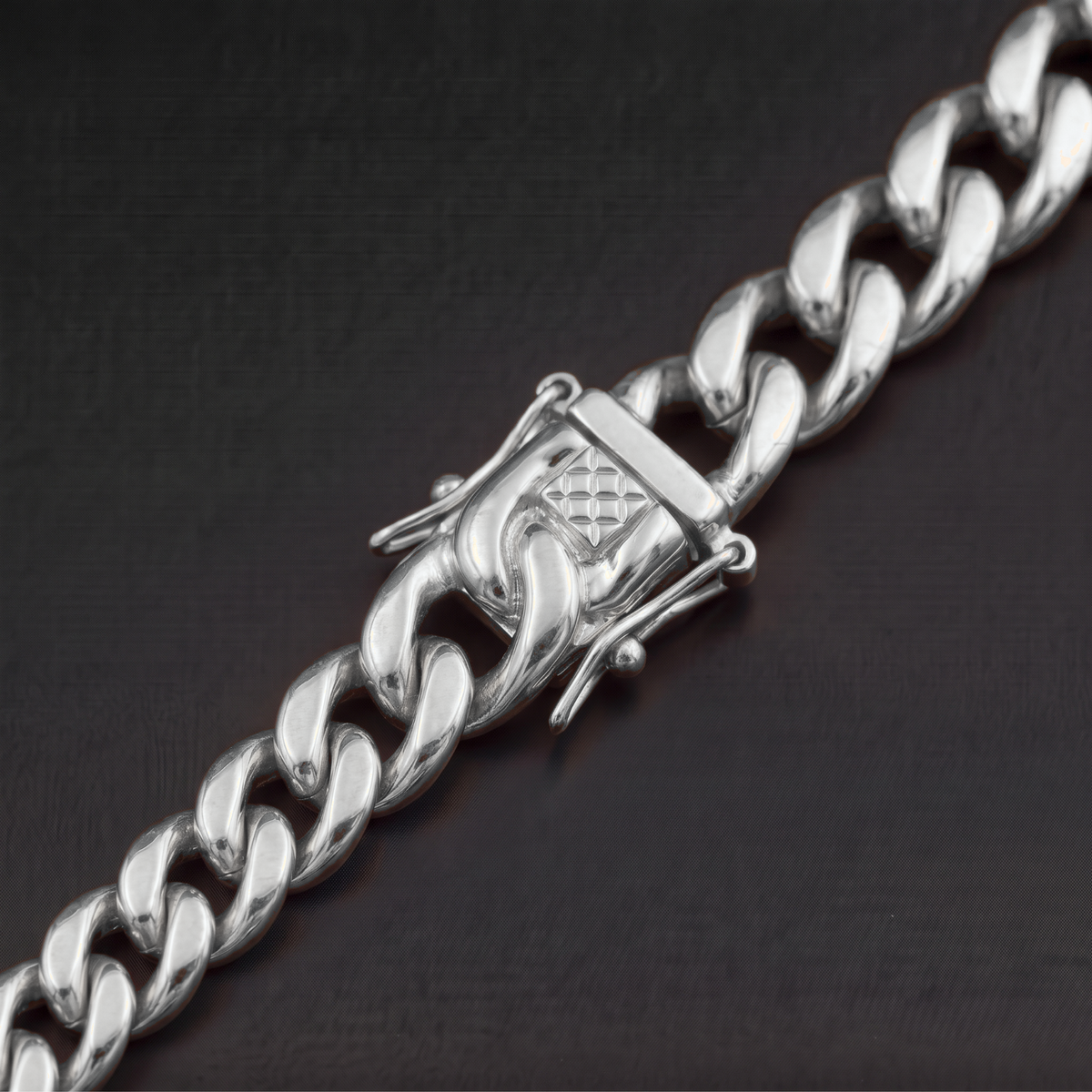 14k White Gold 5mm Miami Cuban Bracelet