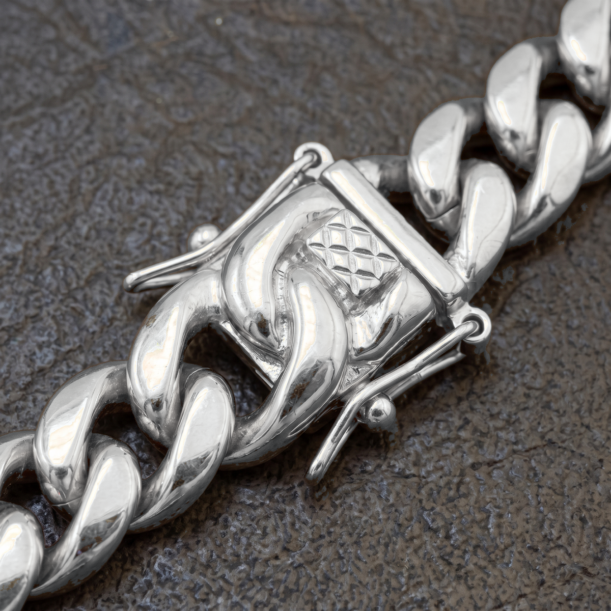 14k White Gold 16mm Miami Cuban Bracelet