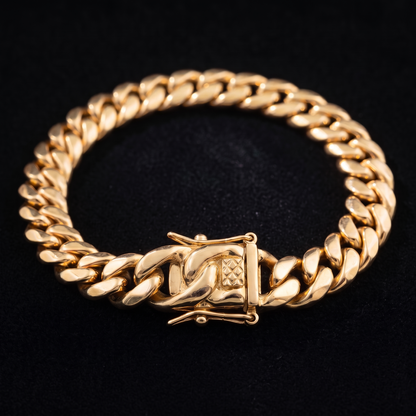 14k Gold 10mm Miami Cuban Bracelet