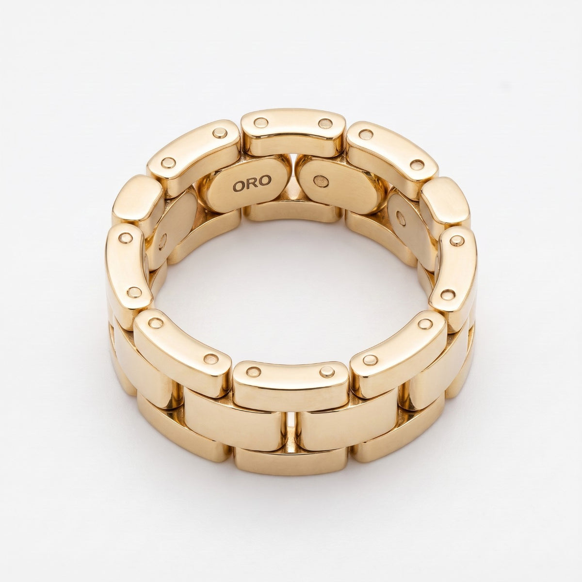 14k Gold Custom Rolex Presidential Ring