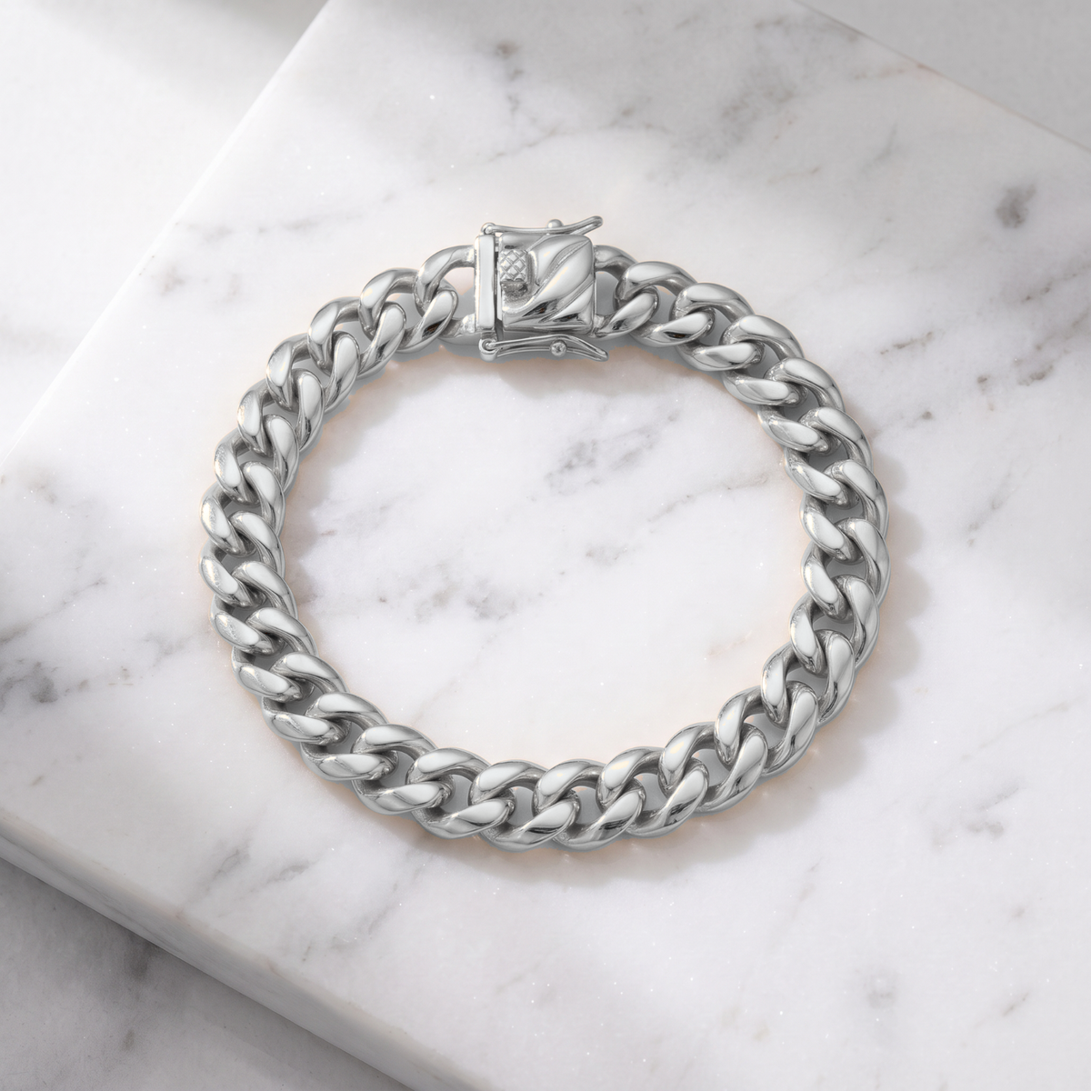 14k White Gold 6mm Miami Cuban Bracelet