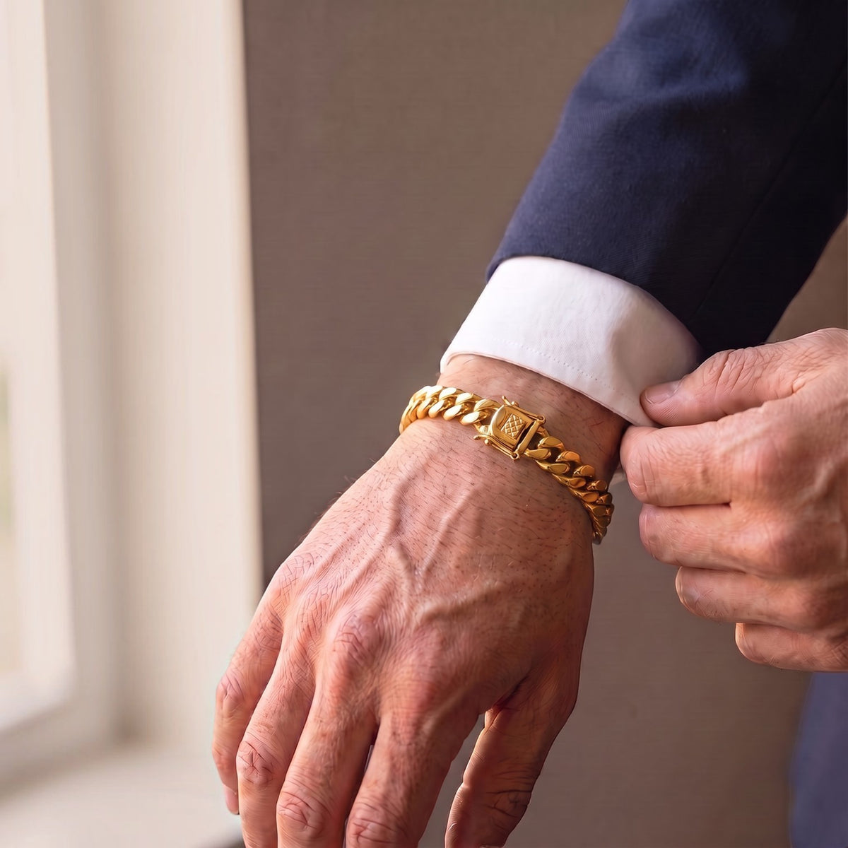 14k Gold 8mm Miami Cuban Bracelet
