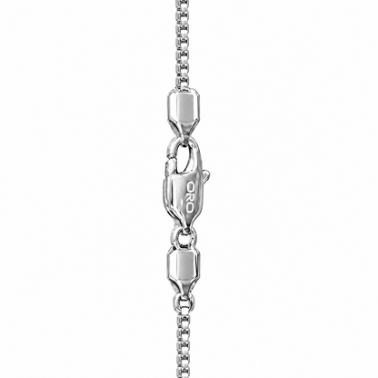 14k White Gold 2mm Box Chain Necklace