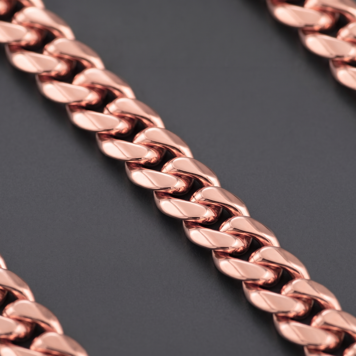 5mm 14k Rose Gold Plated Stainless Steel Miami Cuban Link Chain Necklace 16"-30”