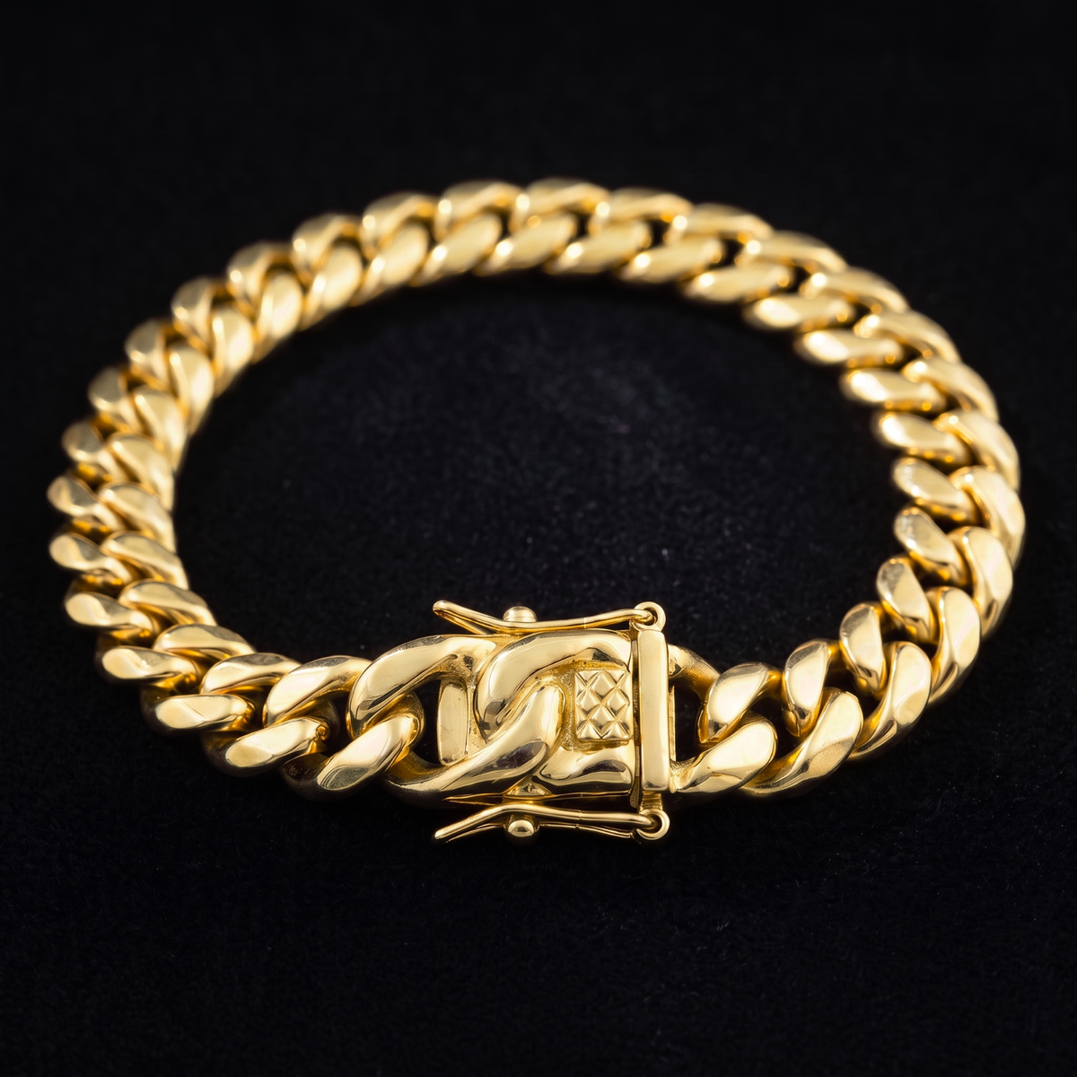 18k Gold 10mm Miami Cuban Bracelet
