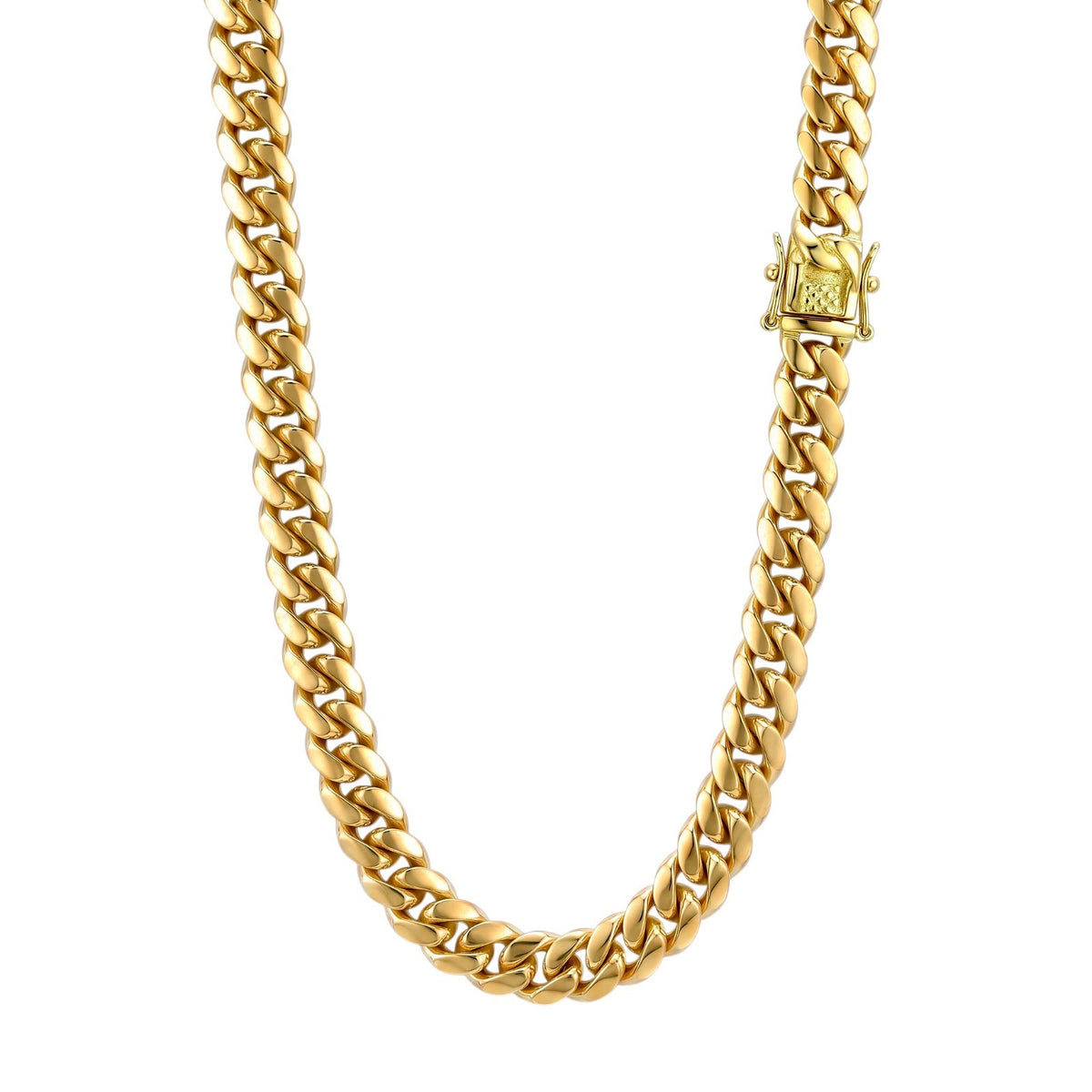 18k Gold 12mm Miami Cuban Chain Necklace