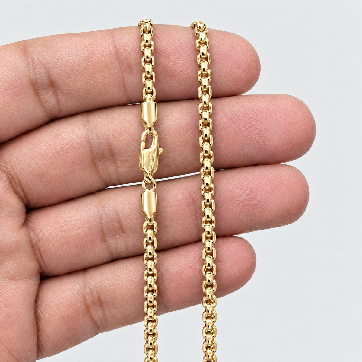 14k Gold 6mm Box Chain Necklace
