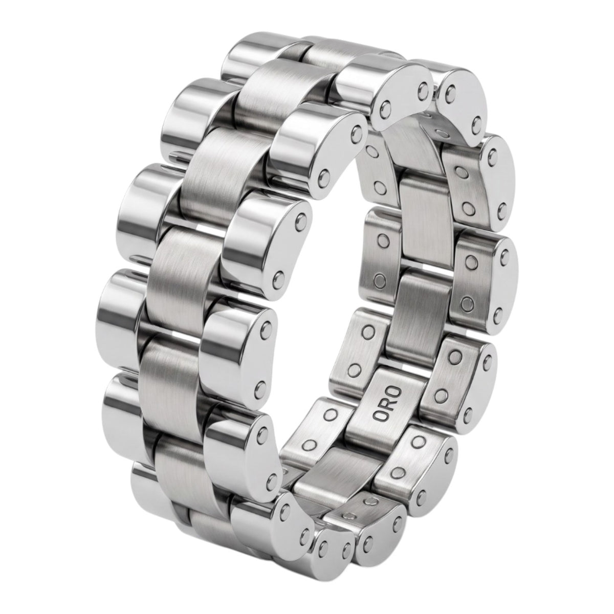 14k White Gold Custom Rolex Presidential Ring