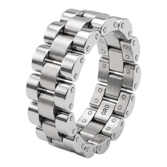 14k White Gold Custom Rolex Presidential Ring