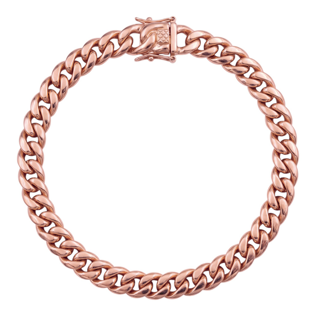 14k Rose Gold 4mm Miami Cuban Bracelet