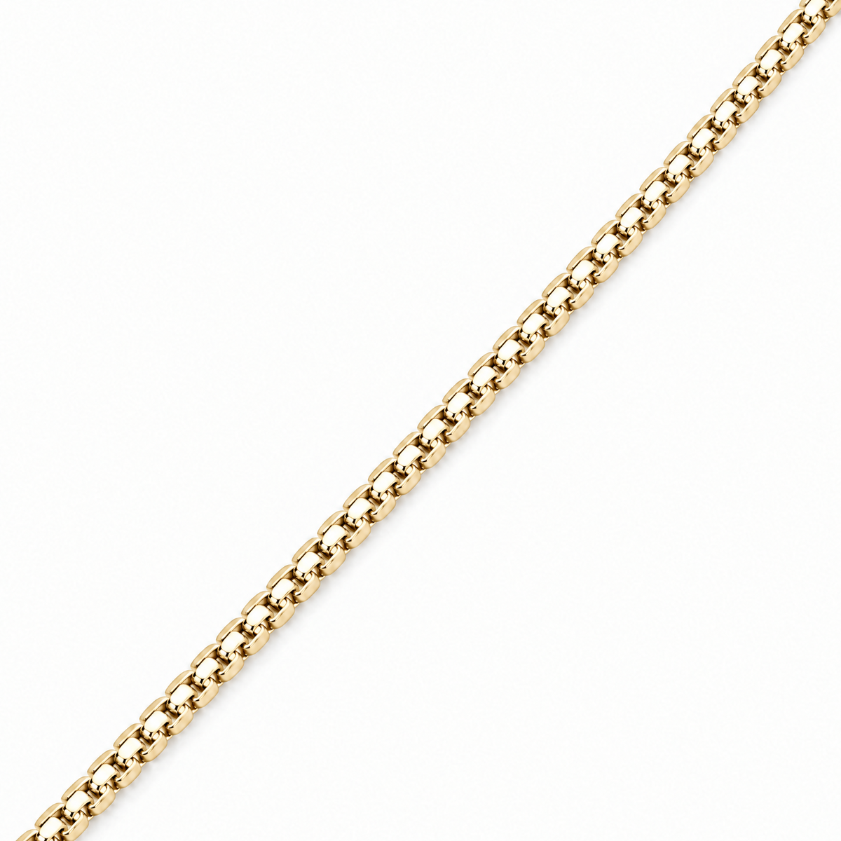 14k Gold 2mm Box Chain Necklace
