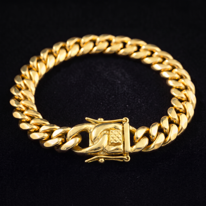 14k Gold 16mm Miami Cuban Bracelet