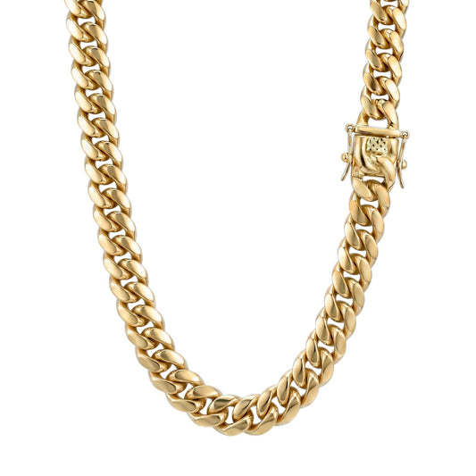 14k Gold 16mm Miami Cuban Chain Necklace