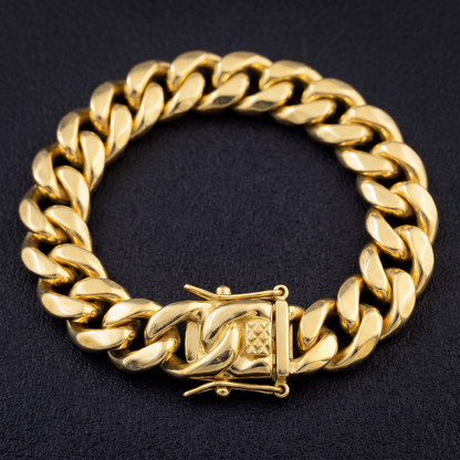 18k Gold 18mm Miami Cuban Bracelet