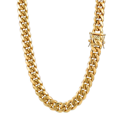18k Gold 18mm Miami Cuban Chain Necklace