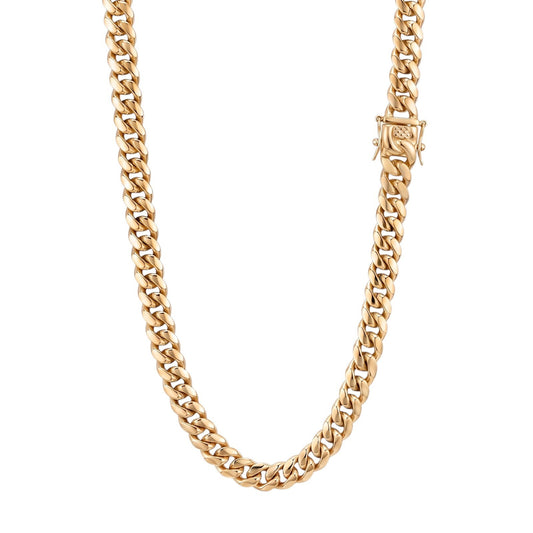 14k Gold 12mm Miami Cuban Chain Necklace